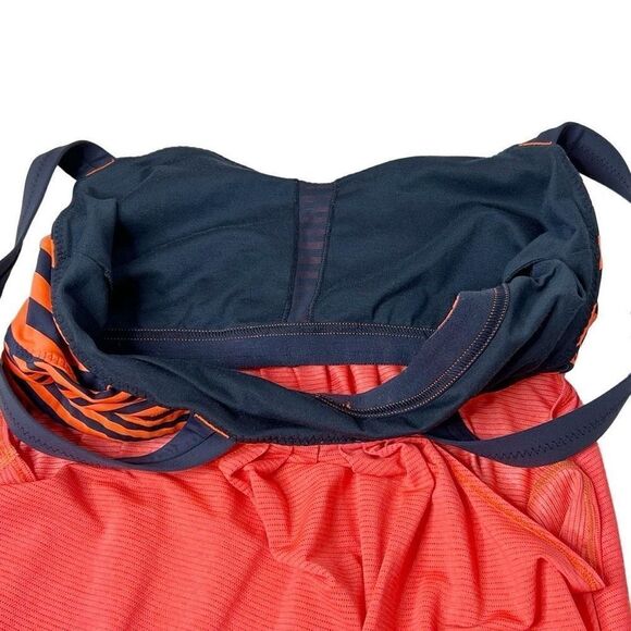 Lululemon run back on track tank top light flare/ inkwell stripe size 10 - Picture 9 of 16